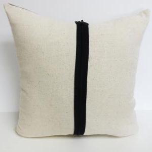 Decorative Pillow Cover With Beetle Hand Block..