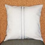 Decorative Pillow Cover With Navy Blue Cotton With..