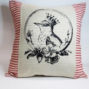 Decorative Throw Pillow Cushion Cover With Black..